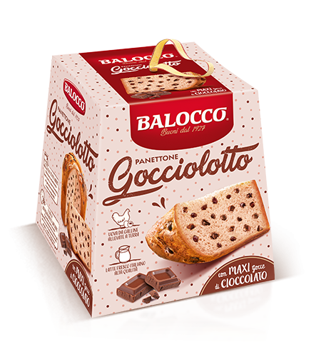 Babka włoska Panettone Gocciolotto z kawałkami czekolady Bauli 800 g
