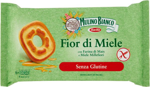 Ciasteczka bez glutenu Fior di Miele Mulino Bianco x 6 250 g