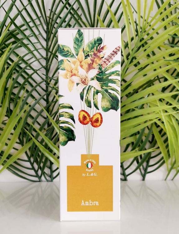 Perfumowany Dyfuzor zapachowy Bursztyn Ambra Raggio di Sole 100 ml