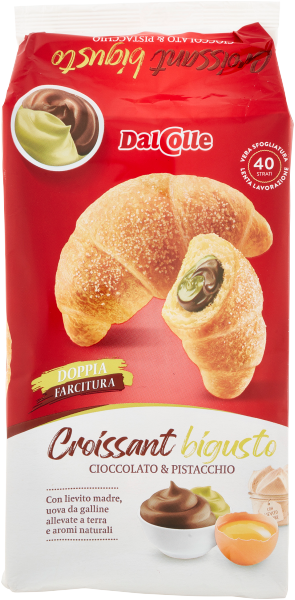 Rogaliki z nadz. pistacjowym DALCOLLE 250 g