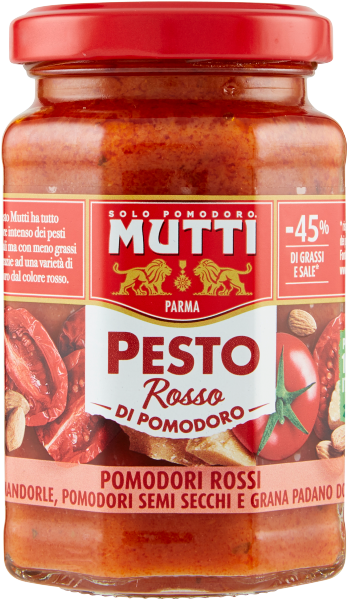 Pesto z pomidorami suszonymi i migdałami Mutti 180 g