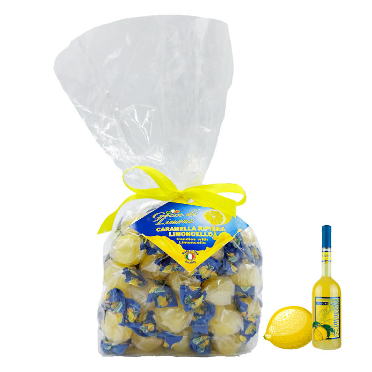 Karmelki z nadzieniem o smaku Limoncello Gocce di Sole 500 g