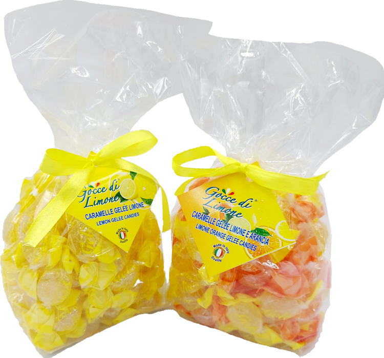 Żelki o smaku Cytrynowym i pomarańczowym Gocce di Sole 500 g