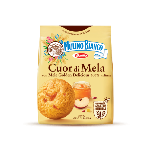 8076809580670 Ciastka z dżemem jabłkowym Mulino Bianco CUOR di MELA 300 g