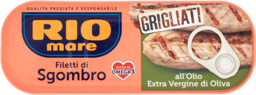 Grillowane filety z makreli w oliwie RIO MARE 120g
8004030622012