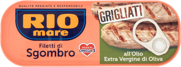 Grillowane filety z makreli w oliwie RIO MARE 120g
8004030622012