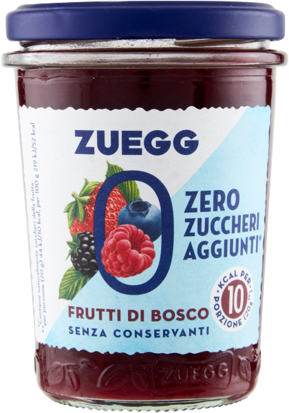 Włoska Konfitura owoce leśne BEZ cukru ZUEGG 220g 80322870