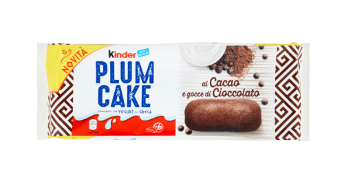 Biszkopty Kinder Plum Cake kakaowe z czekoladą 198 g 8000500386217