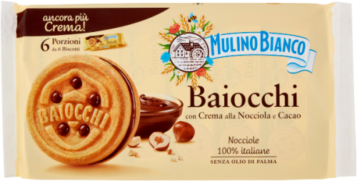 Ciastka z nadzieniem BAIOCCHI Mulino Bianco 336g
8076809517706