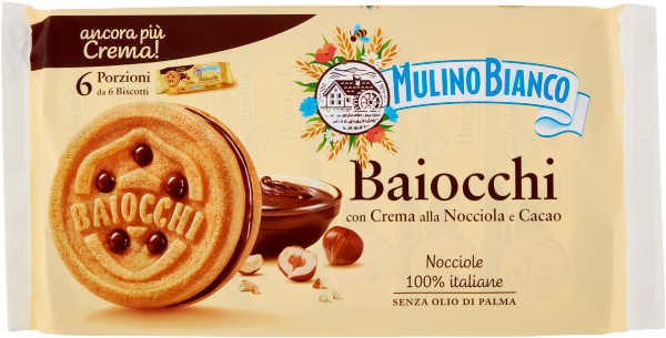 Ciastka z nadzieniem BAIOCCHI Mulino Bianco 336g
8076809517706