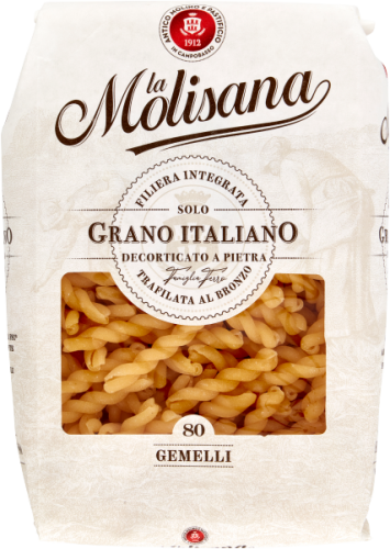 Makaron świderki La Molisana n° 80 GEMELLI 500g
8004690058008