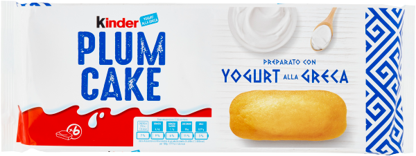 Kinder Ferrero Plum Cake Yoghurt Greca 192g
8000500357347