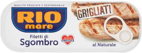 Grillowane filety z makreli w sosie własnym RIO MARE 120g
8004030622005