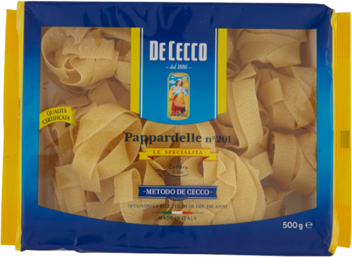 Makaron PAPPARDELLE n° 201 wstążki DE CECCO 500 g
8001250152015