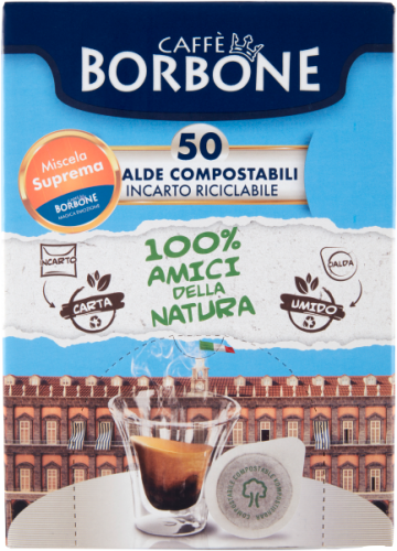 Kawa w saszetkach Suprema Borbone 50 szt.
