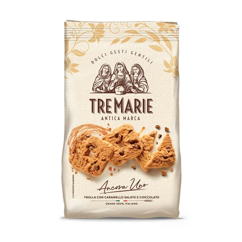 Ciastka kruche karmelowe z kawałkami czekolady TRE MARIE 315G