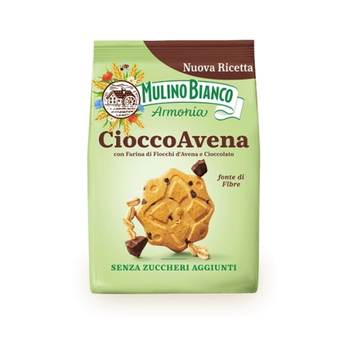 Ciastka kruche z kawałkami czekolady Mulino Bianco CIOCCOAVENA270G