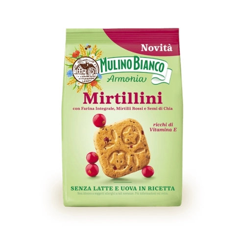 Ciastka kruche z żurawiną Mulino Bianco MIRTILLINI 270G