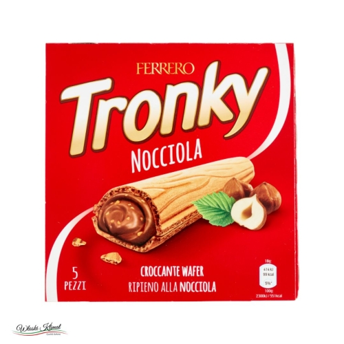 Wafelki z nadzieniem orzechowym Tronky Nocciola x5 FERRERO 90g