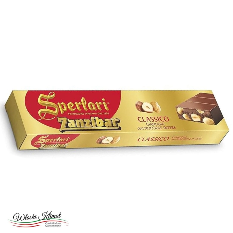 Czekolada z orzechami laskowymi Zanzibar Sperlari 150g