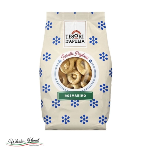 Taralli z rozmarynem Tesori d'Apulia 400g