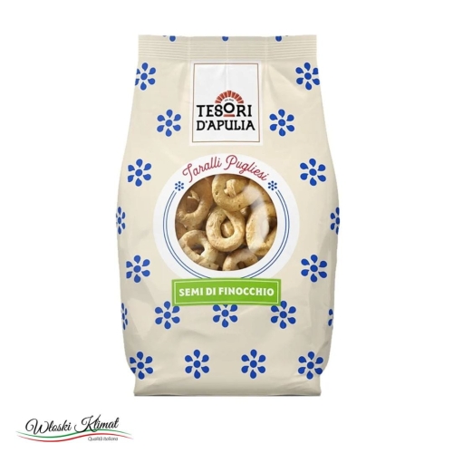 Taralli z kminem Finocchio Tesori d'Apulia 400g