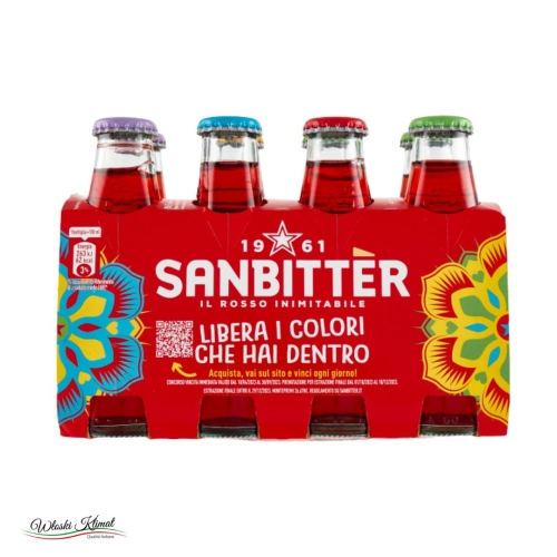 Napój bezalkoholowy SANBITTER ROSSO 8X100ml