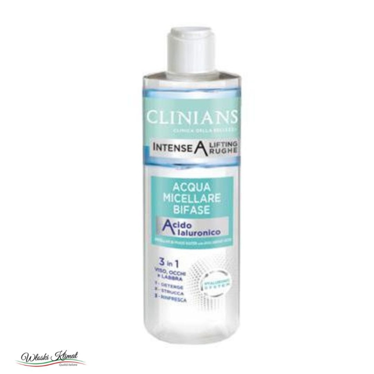 Płyn micelarny 3 w 1 Acqua micellare bifase Clinians 400ml