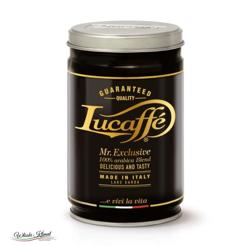 Kawa mielona Mr. Exclusive 100% Arabica w puszce LUCAFFE 250g  8021103785610