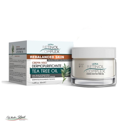 Krem do twarzy oczyszczający Dermopurificante Tea Tree Oil Retinol Complex 50ml
