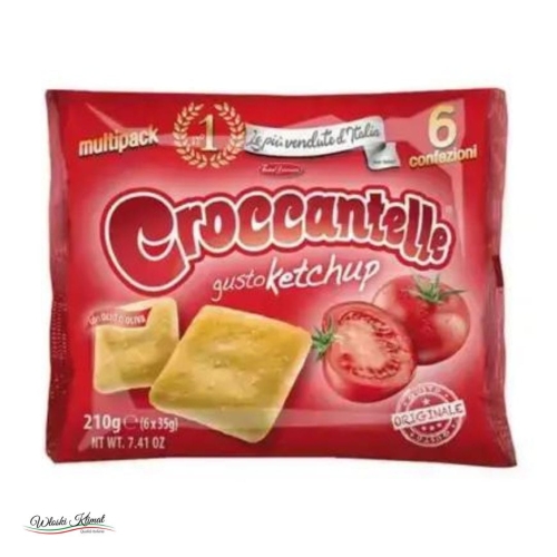 Krakersy o smaku ketchupu Croccantelle gusto Ketchup 180g