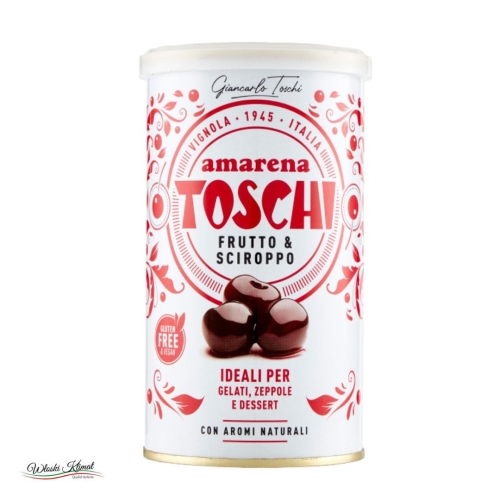 Wiśnie drylowane w syropie Amarena TOSCHI 400g