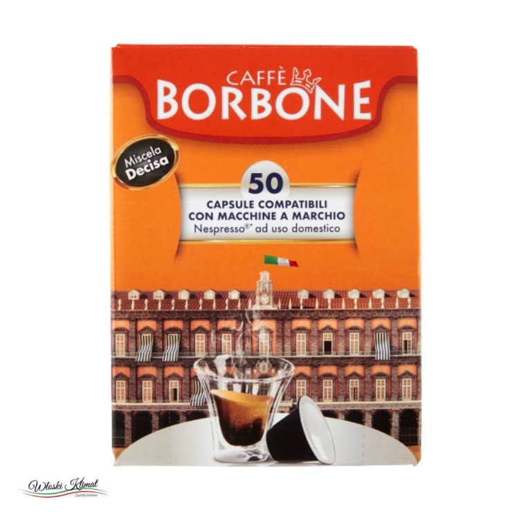 Kawa w kapsułkach Miscela Decisa 50 szt. CAFFE BORBONE