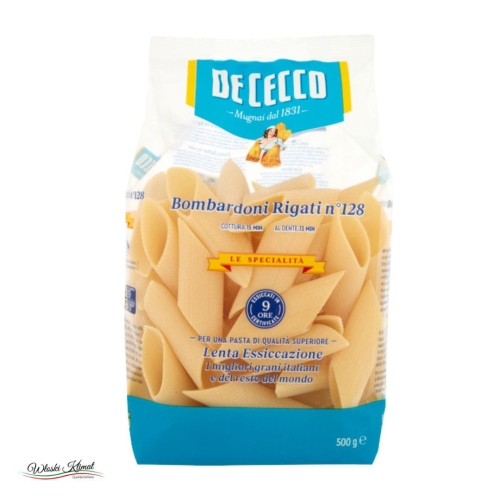 Makaron Bombardoni Rigati n° 128 DE CECCO 500g