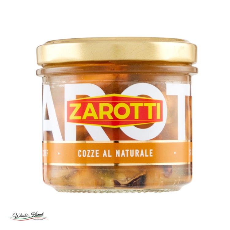 Małże w naturalnej zalewie Cozze al Naturale ZAROTTI 110g