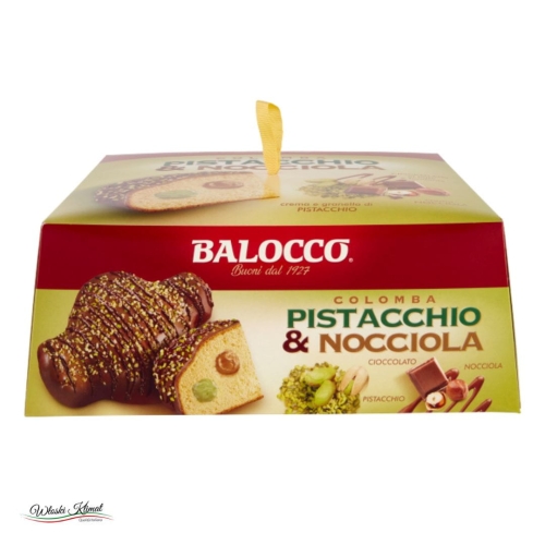 Babka Colomba Pistacja i Orzech laskowy Pistacchio e Nocciola BALOCCO 750g