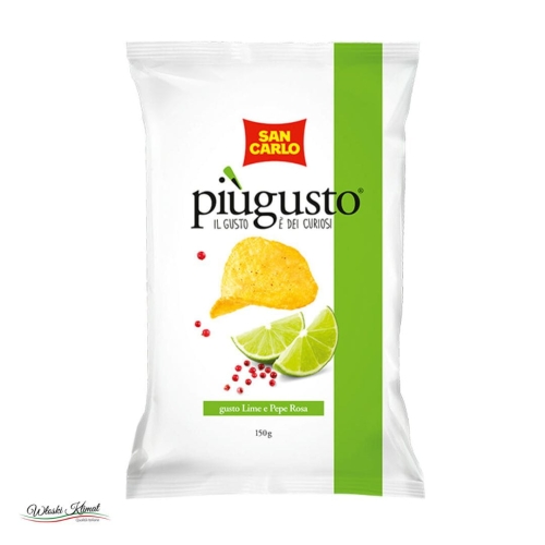 Chipsy Limonka i Pieprz Lime e Pepe Rosa SAN CARLO 150g