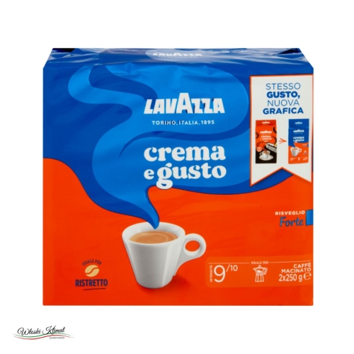 Kawa mielona Gusto Forte LAVAZZA (2x250g) 500g