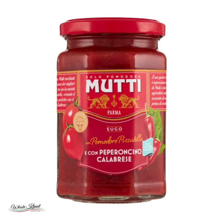 Sos pomidorowy Pizzutello z Papryczką Kalabryjską MUTTI 280g