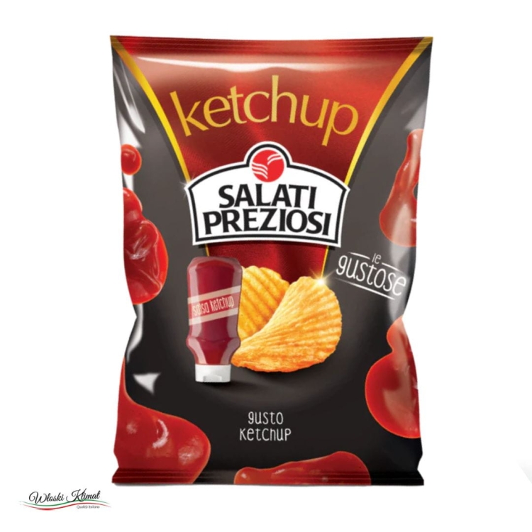 Chipsy o smaku ketchupu SALATI PREZIOSI 110g