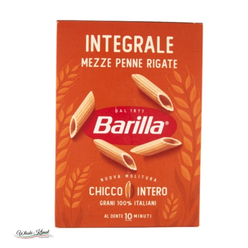 Makaron pełnoziarnisty rurki krótkie Mezze Penne Rigate Integrale BARILLA 500g