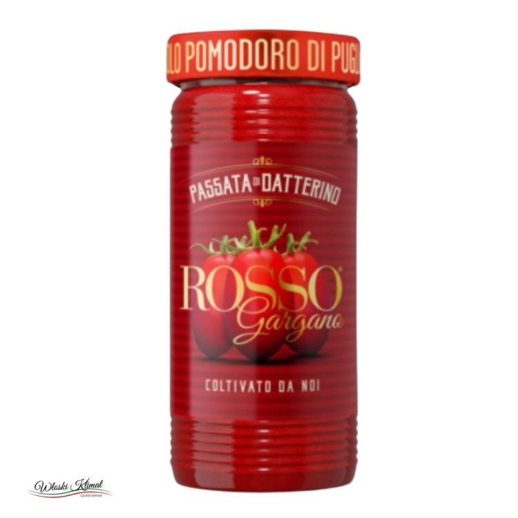 Przecier z pomidorków Daktylowych Passata di pomodoro Datterino Rosso Gargano 290g