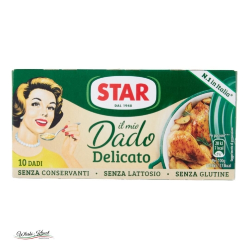 Bulion w kostkach delikatny Delicato Dado x10 STAR 100g