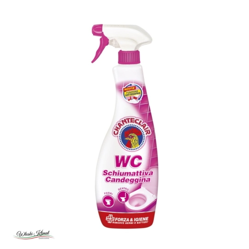 Płyn z wybielaczem Spray piana aktywna WC Candeggina CHANTECLAIR 625ml