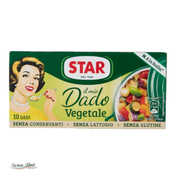 Bulion w kostkach warzywny Vegetale Dado x10 STAR 100g