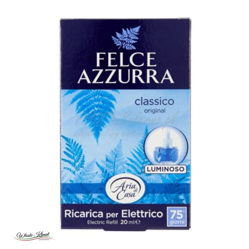 Dyfuzor zapachowy elektryczny - wkład Classico FELCE AZZURRA 20ml