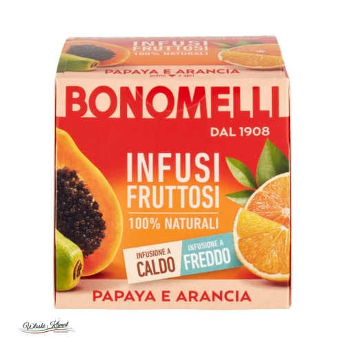 Herbata owocowa o smaku papai i pomarańczy BONOMELLI 24g
