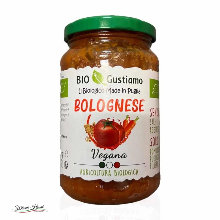 Sos Boloński ekologiczny Sos Bolognese BIO Gustiamo 350g