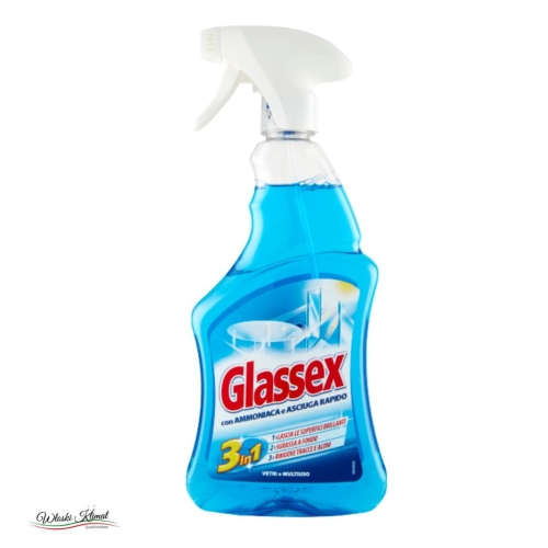 Płyn do szklanych powierzchni z amoniakiem GLASSEX 3w1 500ml
