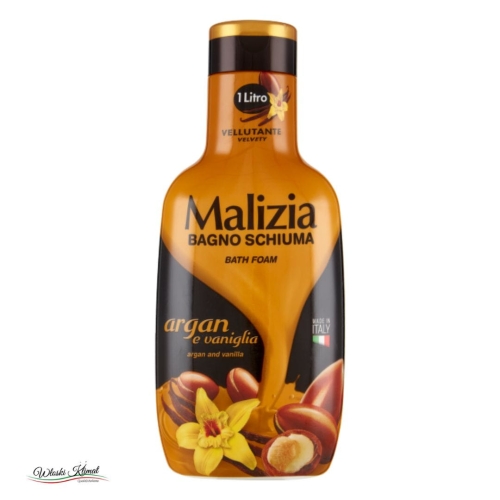 Płyn do kąpieli Argan i Wanilia MALIZIA 1L